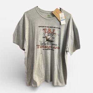 Timberland Graphic T-Shirt Gray Heather – Men’s XL – NWT – MSRP $29.50